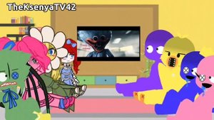 ?POPPY PLAYTIME AND RAINBOW FRIENDS REACT TO HUGGY WUGGY? [ Huggy Wuggy song ]?