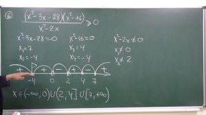 Алгебра 9. Урок 8 - Неравенства. Метод интервалов - важные нюансы