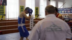 Амирхан Кунтаев и Висхан Сугаипов, финал чемпионата Чеченской республики по боксу среди мужчин 2018