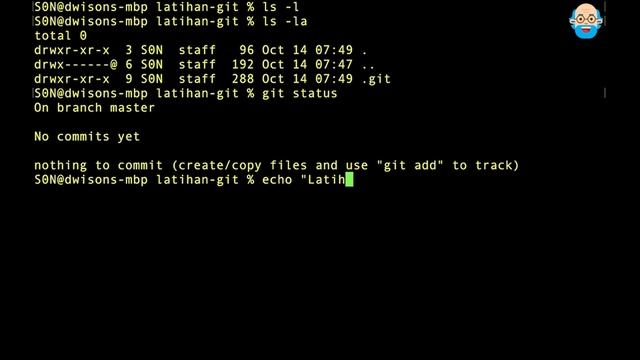Tutorial Github Indonesia | Pendahuluan (git version, init, status, add, logg, show dll) смотреть онлайн
