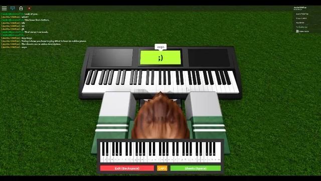 How to play What Is Love on Roblox Piano смотреть онлайн