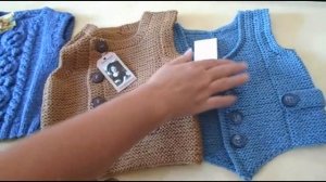 Детская безрукавка.Спицами.#(2022)