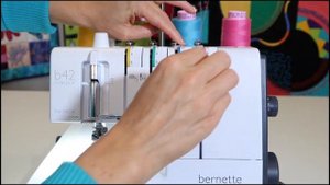 bernette Funlock b42 Coverstitch 6 Threading