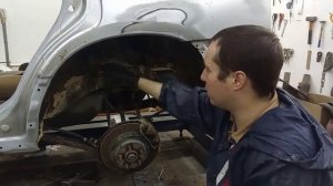 Subaru forester, кап ремонт кузова, часть 7 обработка задних арок