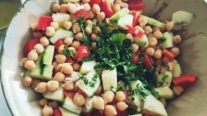 Салат с горохом нут. Chick pea salad Recipe