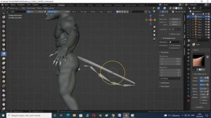 Ghoul made in Blender