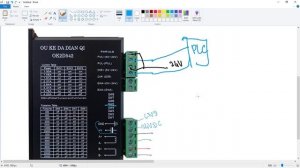 Stepper motor with plc