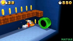 Playable Minecraft Steve in Super Mario 3D Land