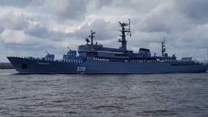 Репетиция Парада ВМФ в Санкт-Петербурге 2022