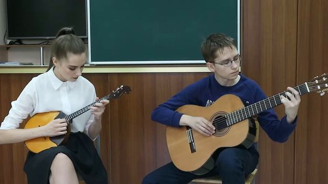 Дуэт Теплякова Алина - Королев Владислав, ДШИ №55, г. Новокузнецк. Обезьянки играют джаз смотреть онлайн