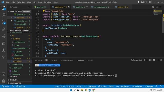Reusable code with a Nuxt 3 Module