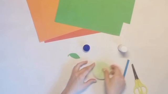 Фрукты из бумаги. Аппликации для малышей. Клуб "Звёздный" с. Спас-Заулок смотреть онлайн