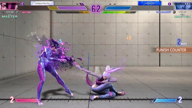 SF6 Infiltration (Juri) Vs Humanbomb (AKI) Street Fighter 6