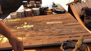 как сделать интерьерное панно на стену при помощи декоративной штукатурки