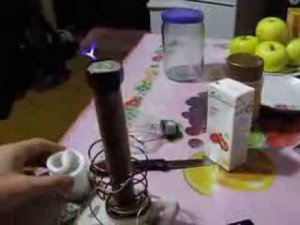 Самодельный качер Бровина - мини катушка Теслы