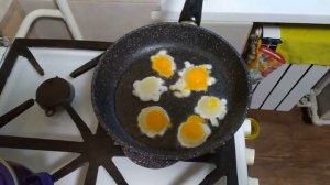 Жарим замороженные яйца !!!