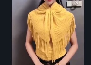 Креатив с шарфом