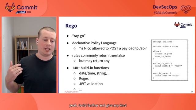Commit Virtual 2021: Enhance your Compliance with Policy-Based CI/CD смотреть онлайн