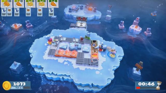 Lets Play Overcooked All You Can Eat Co-op - Part 3 Frozen Food