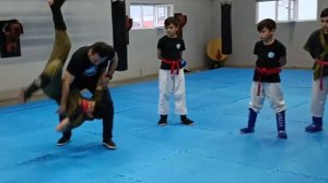 Тренировка,школа рукопашного боя,Semkir Alpagut fight training