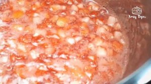 Клубничная прослойка для торта за 5 минут. Без желатина. Простой и быстрый рецепт конфи (на пектине