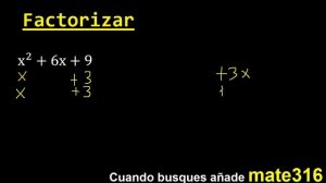 Factorizar x^2+6x+9 , factores primos , metodo de aspa simple y comprobacion