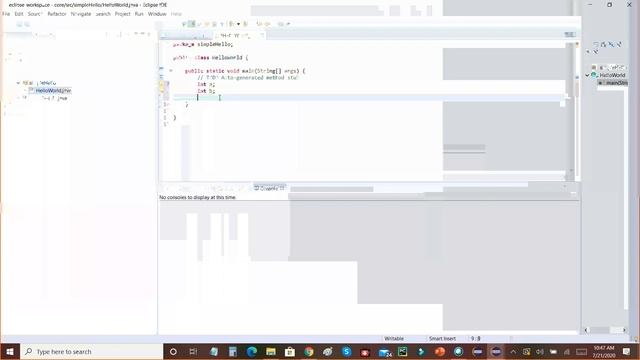 simple java program||how to print HelloWorld in java смотреть онлайн