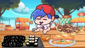 MUKBANG vs Friday Night Funkin Boyfriend -  FNF ANIMATION MUKBANG