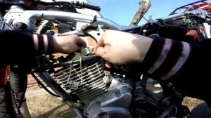 Регулировка клапанов Honda XR 125 L