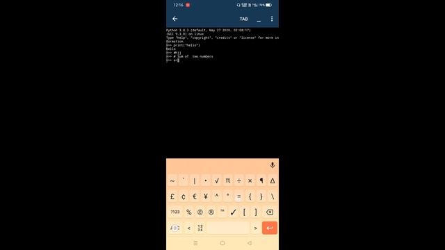 How to use Pydroid 3 as a Interpreter.