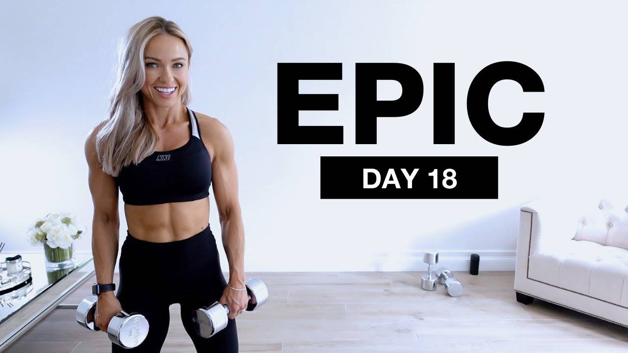 Caroline Girvan - Day 18 of EPIC _ 40 Min Chest and Triceps Workout at Home