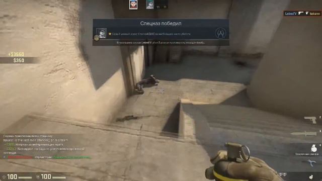 Лебедь зависает на паблике CS GO #1 смотреть онлайн