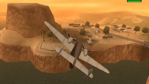 Gta San Andreas - plane-bomber (object from San-Fierro airport)