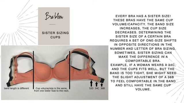Bra-blems - what does Sister Sizing Bras mean ? смотреть онлайн