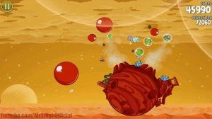 Angry Birds Space Red Planet Level 5-22 3Stars Walkthrough Highscore Angry Birds Red Planet 5-22