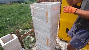 Вариант колонны из газобетонной опалубки,А ШО так можно было?)))