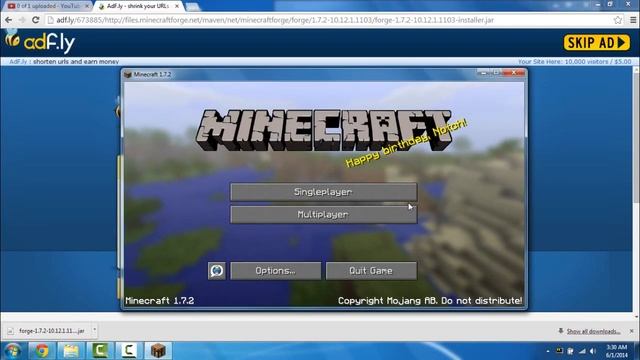 How to Download Minecraft Forge for 1.7.2