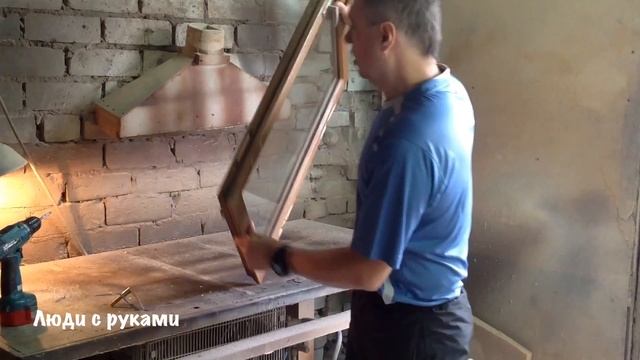 Ремонт деревянного окна.
