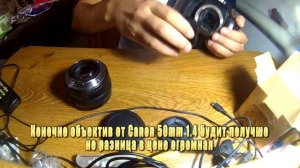 Самый дешевый Объектив Yongnuo YN 50mm 1.8 для Canon EOS лучше оригинала Canon 50mm Обзор на Русско