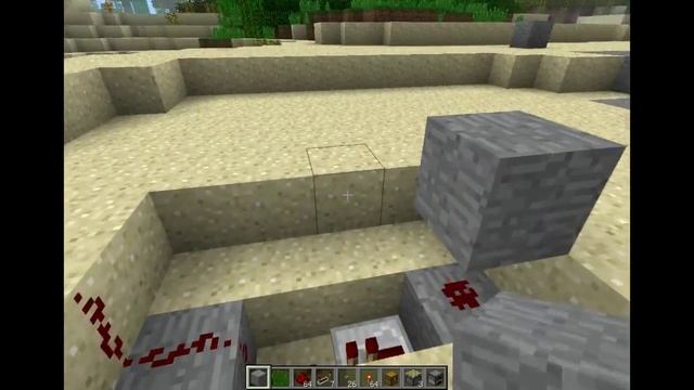 Механизмы в Minecraft-секретная кнопка