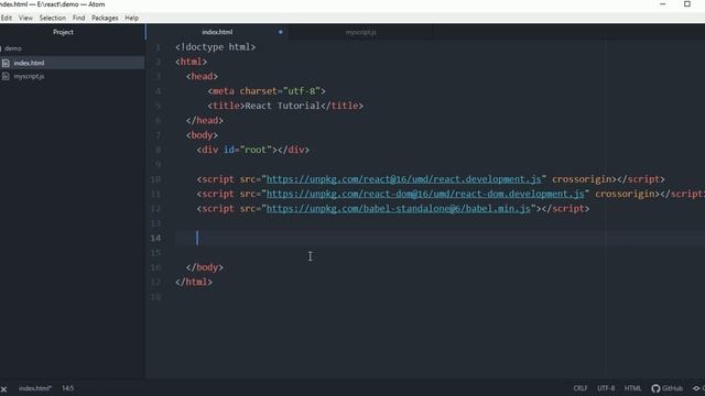 React Js Tutorial in Hindi #2 Setup with CDN смотреть онлайн