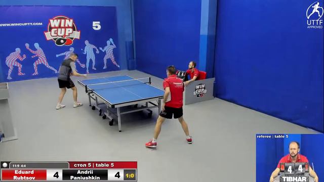 00:55 Рубцов Эдуард 3-0 Панюшкин Андрей cтол 5 ЮГ-6 07.04.22 смотреть онлайн