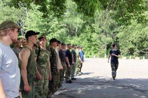 Учебные военные сборы- Новосибирский речной колледж - 2023 г