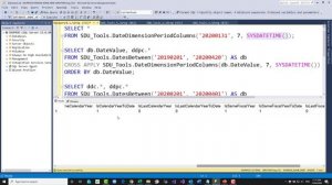 SDU Tools 129  Calculate Period Columns for a Date Dimension in SQL Server T SQL