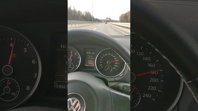 Расход на Golf 6 1.6 BSE скорость 180 км/ч