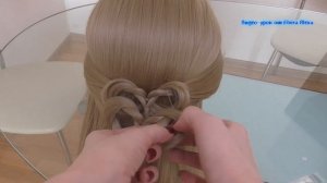 Коса с резиночками. Причёска на каждый день. Видео-урок.
