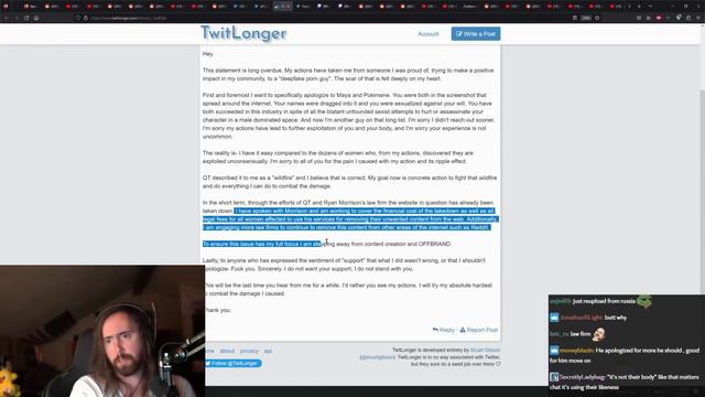 Ludwig Addresses Atrioc, Deepfakes of Streamers | Asmongold Reacts смотреть онлайн