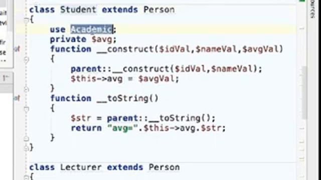 Simple Trait in PHP смотреть онлайн