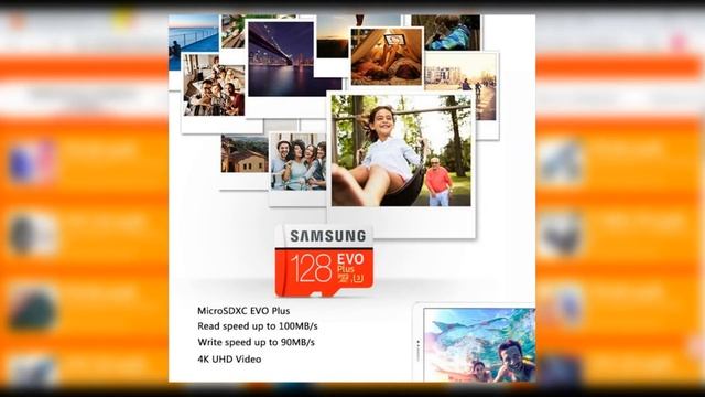 Карта памяти Samsung Evo Plus MicroSD UHS-1 128GB | скидки на Али смотреть онлайн