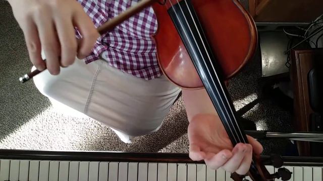 Rubank Scales in First Position, violin, G major, pg 6, pt 1 смотреть онлайн